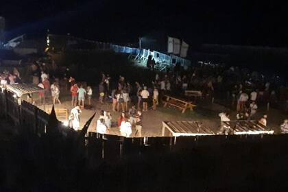 La fiesta en el balneario La Lejana, a mitad de camino entre Mar del Plata y Chapadmalal