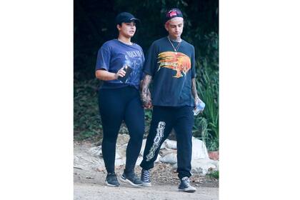 Demi Lovato y su novio Austin Wilson se pusieron sus ropas más cómodas para dar un paseo por el parque, en Studio City