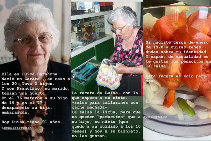 Luisa Barahona, una abuela que espera a su nieto hace casi 43 años