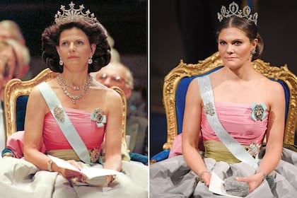 En la entrega de los Premios Nobel 2018, Victoria llevó el traje de gala de Nina Ricci que su madre había lucido veintitrés años antes en la misma ceremonia