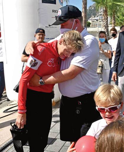 La princesa fue la capitana del equipo Serenity, de cuatro integrantes que se van turnando sobre la bicicleta, el primero en cruzar la línea de llegada