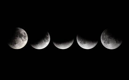 Estas son las fases por las que pasará la Luna en el eclipse parcial del 17 de septiembre