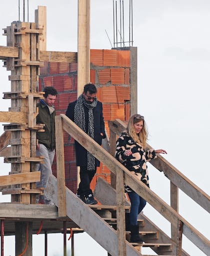 29 de julio de 2016. Lavezzi y Screpante se acercaron a Uruguay para ver de cerca la obra de su hogar