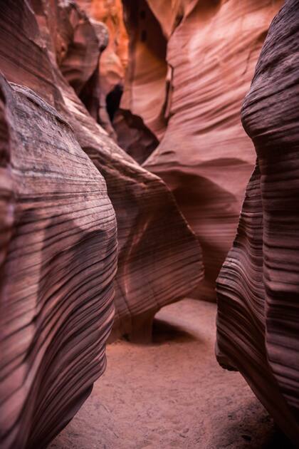 Las asombrosas formas del Upper Antelope Canyon. 