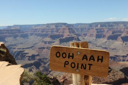 El Ooh Aah Point, el primer punto panorámico del South Kaibab Trail.