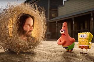 Keanu Reeves ayuda a Bob Esponja en una misión que parece imposible