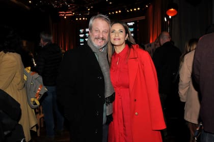 Jorge Marrale junto a María Fernanda Callejón