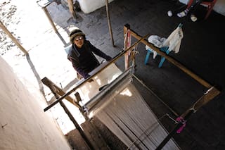 Una muestra del alcance del arte textil guaraní