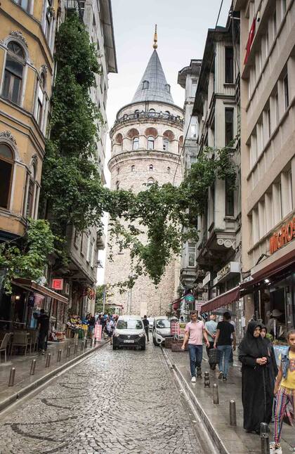 La torre Galata, ícono de la ciudad.