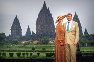 Reyes de Holanda. El álbum de su colorida visita oficial a Indonesia