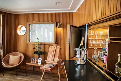 Uno de los salones, en el que la familia real solía recibir a sus huéspedes