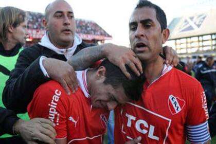 Independiente descendió por primera vez en su historia el 15 de junio de 2013, cuando perdió ante San Lorenzo por 1-0