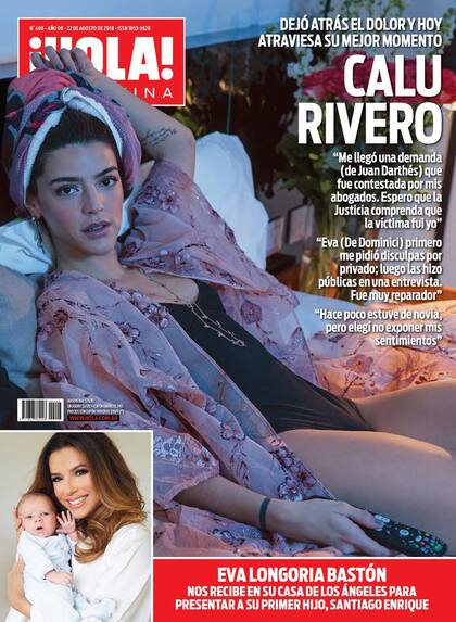 En una entrevista exclusiva con ¡Hola! Argentina, Calu admite ser "consciente del momento histórico" que viven las mujeres. "Me empodera juntarme, cantar y luchar junto con mis colegas”, dice.