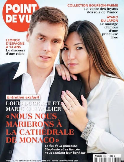 Louis y Marie posaron para la portada del semanario Point de Vue, donde contaron su historia de amor. Se conocieron hace siete años en Skema Business School, en Sophia Antipolis, cerca de Niza.