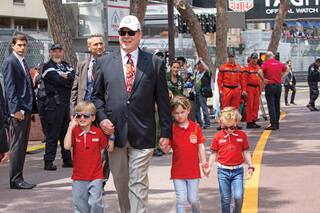 Los Grimaldi: la Fórmula 1 reunió al príncipe Alberto y sus sobrinos en Mónaco