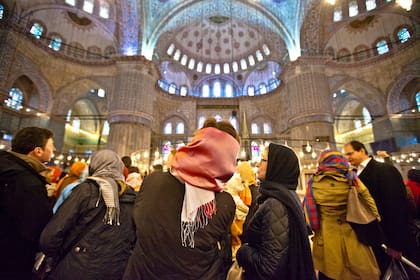 La Mezquita Suleiman en Estambul.