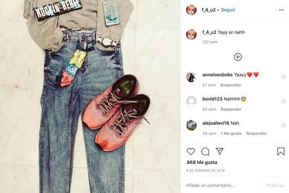 Uno de sus posteos en Instagram