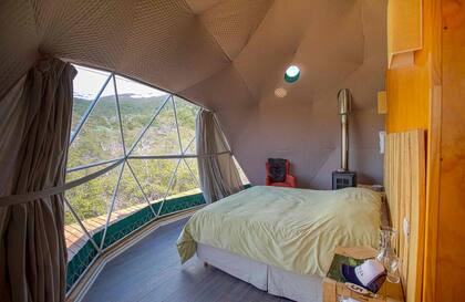 El interior de uno de los domos.