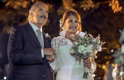 Silvia y Cacho, el día de la boda