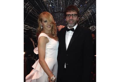 Mariana Genesio y Nicolás Giacobone, juntos en la entrega de los Oscar de 2015