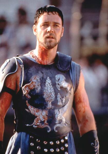 Russell Crowe saltó a la fama por su papel en "Gladiador", de Ridley Scott. 