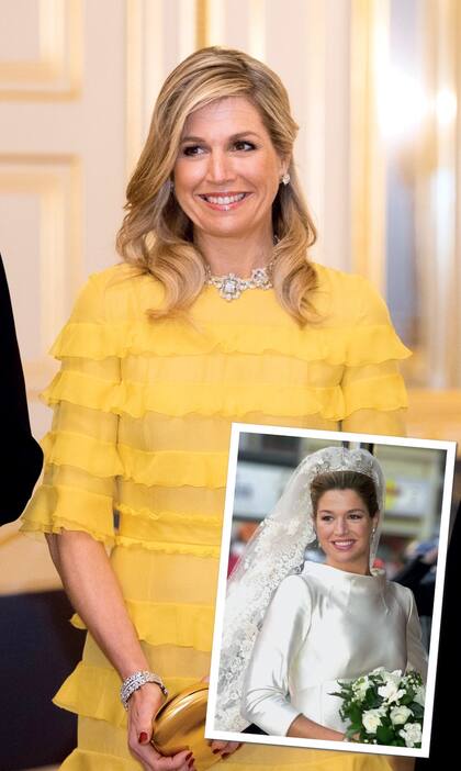 Máxima de Holanda y un recuerdo de su boda en febrero del 2002