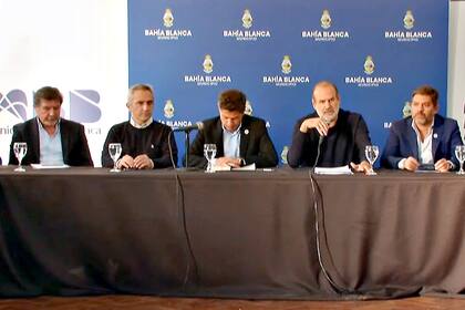Kicillof le pidió a Milei que destine una parte del prestamo del FMI a la reconstrucción de Bahía Blanca.