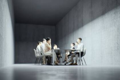 Las oficinas secretas son muy seguras, pero muy poco acogedoras