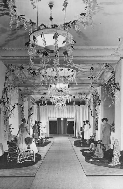 La sección de señoras en el primer piso.