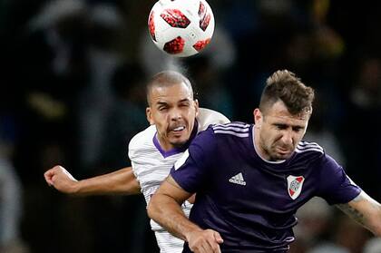 Lucas Pratto, en acción