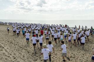 De los Santos y Preussler, ganadores de los Noblex 10K de Pinamar