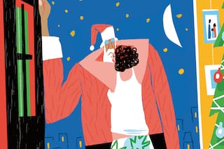 Papá Noel no duerme en casa