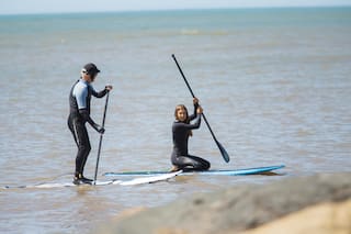 Mia Cambiaso: después de ganar en Palermo doma las olas en Punta del Este