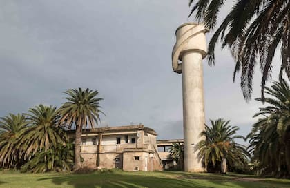 El tanque de agua del Gran Hotel Viena.