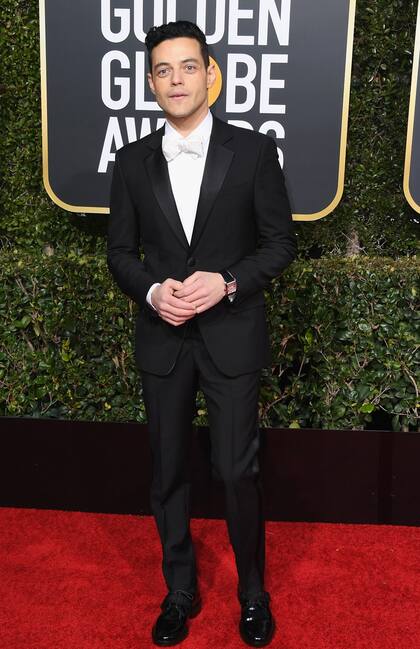 Rami Malek, uno de los grandes ganadores de la noche, vestido por Givenchy