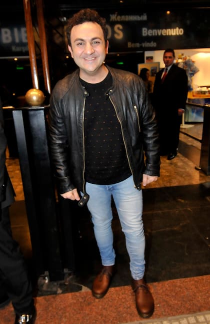 Diego Topa también dijo presente en el show de patinaje sobre hielo