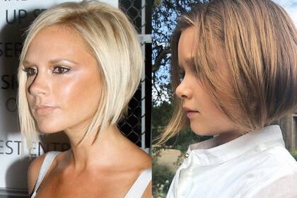 Igualita a mamá, Harper y Victoria con el mismo look