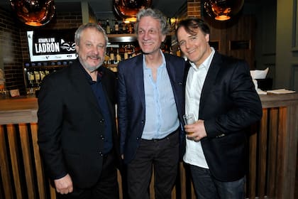 Amigos y actores. Luis Machin, Jorge Marrale y Daniel Fanego