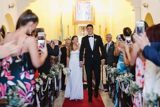 El álbum de la boda del rugbier Matías Alemanno, con todos los Pumas