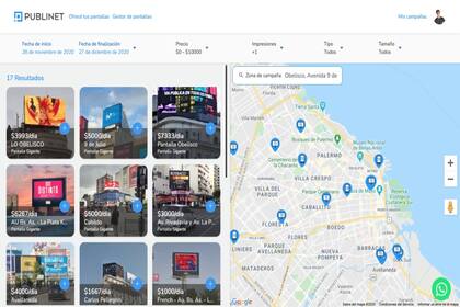 Publinet tiene más de 1200 pantallas en todo el país