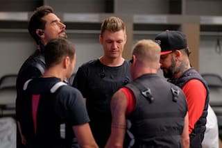 La primera foto de los Backstreet Boys en el país hizo estallar a los fans