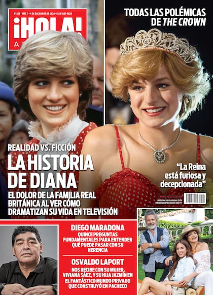 La tapa de la revista ¡Hola! Argentina de esta semana