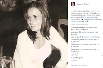 Con tristeza y nostalgia, Alejandro escribió: "Es cierto que nadie sabe lo que tiene hasta que lo pierde. Te extraño"