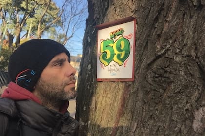 La primera parada arreglada, en Olivos, en 2016