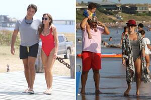 En fotos: Guillermo Andino a puro romance y Lola Bezerra en una tarde de playa