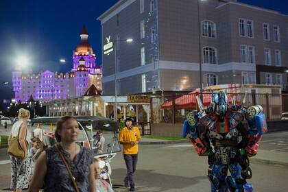 El edificio del laboratorio que le dejó lugar a "La Punto", el restó