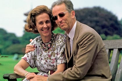 El rey Leopoldo con su mujer Lilian, que murió en el 2002