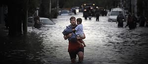 Héroes en el agua, lo que nunca se mostró de la inundación en Bahía Blanca