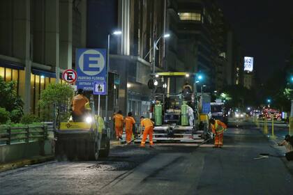 De acuerdo con lo informado por el ministerio, las calles y avenidas intervenidas están ubicadas en lugares estratégicos de las quince comunas porteñas, como sucede con la Avenida Córdoba, del 600 al 1500 (Gentileza Gobierno de la Ciudad)