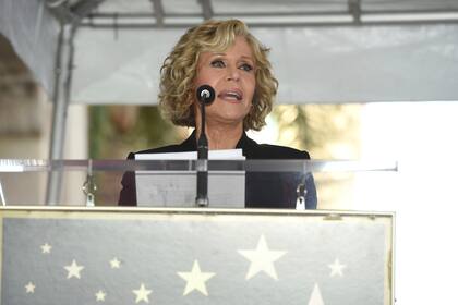 Jane Fonda fue la encargada de brindar un discurso de introducción al homenajeado